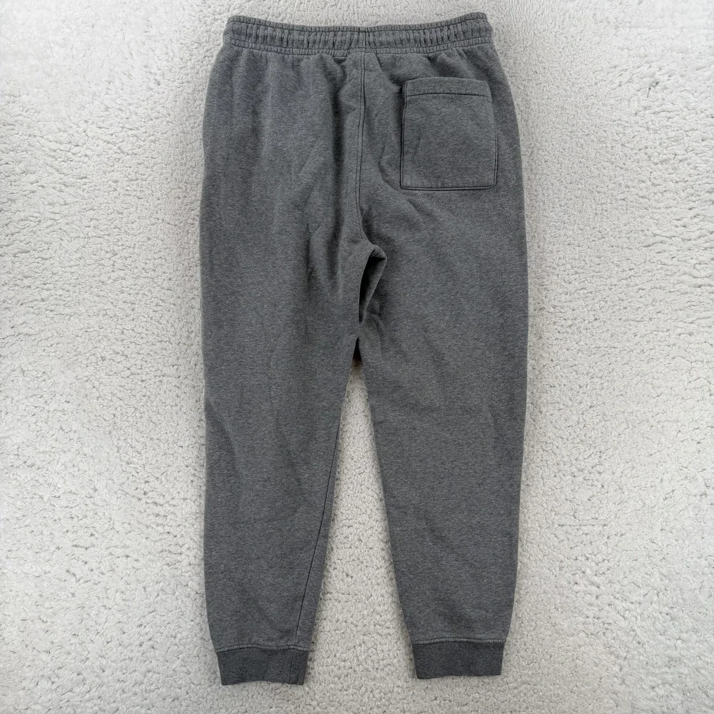 Air Jordan Sweatpants Mens Large Gray Fleece Jogger Pants ElasticDQ7340-091